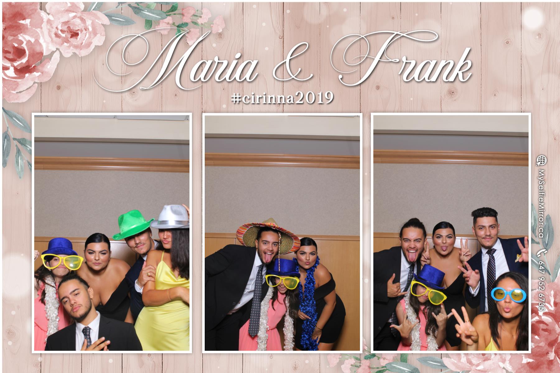 Wedding of Frank and Maria  | View more photos from the event at gallery.myselfiemirror.ca/u/romanmyselfiemirrorca/Wedding-of-Frank-and-Maria